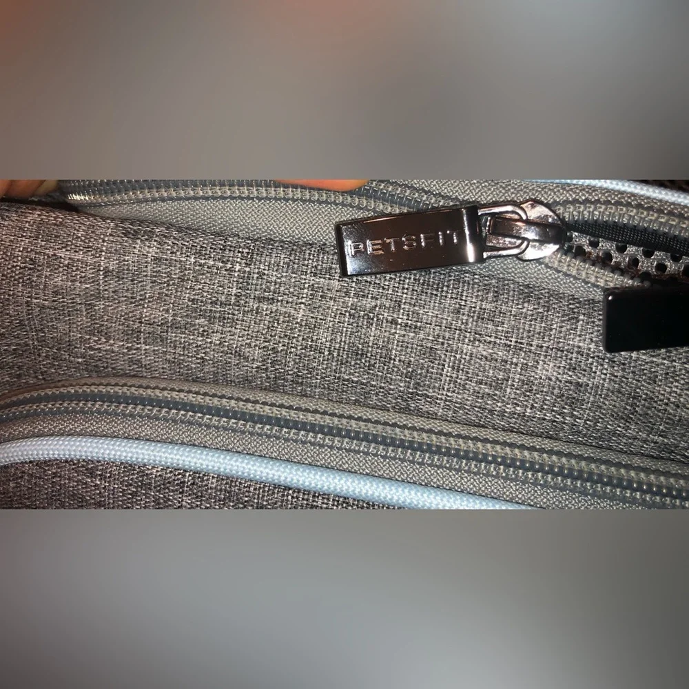 Petsfit Expandable Small Pet Carrier Airline Approved 16x10x9 Inches Small Grey